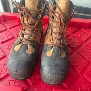 Steel Blue Brown and Black Men's Boots
